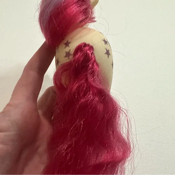 My Little Pony Moondancer Figure G1 Unicorn Glitter Moon Stars 1983 Vtg Hasbro - Picture 9 of 10